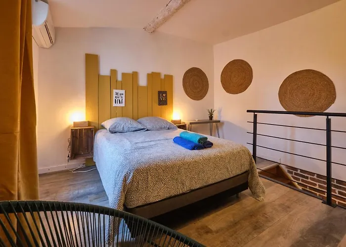 Melina - Jacuzzi - Maison Avec Cour Climatisee Proche Cite Medieval 度假居