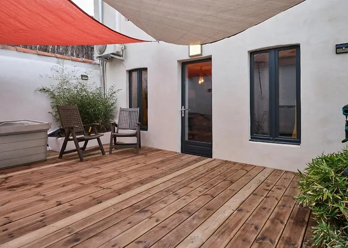 Melina - Jacuzzi - Maison Avec Cour Climatisee Proche Cite Medieval